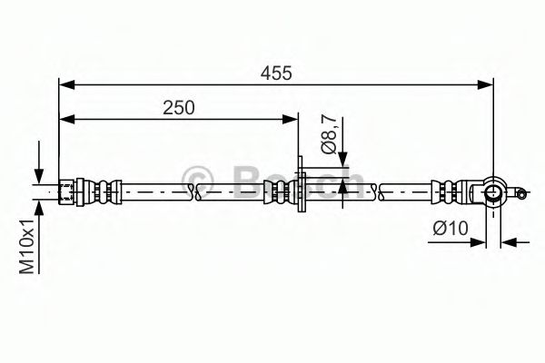 1 987 481 389 Bosch Гальмівний шланг