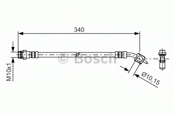 1 987 481 424 Bosch Тормозной шланг