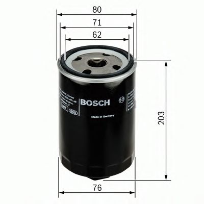 0 451 103 338 Bosch Оливний фільтр