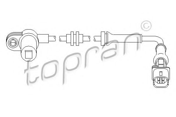 207 450 Topran Датчик ABS