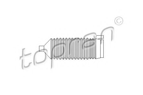 205 791 Topran Пыльник рулевой рейки
