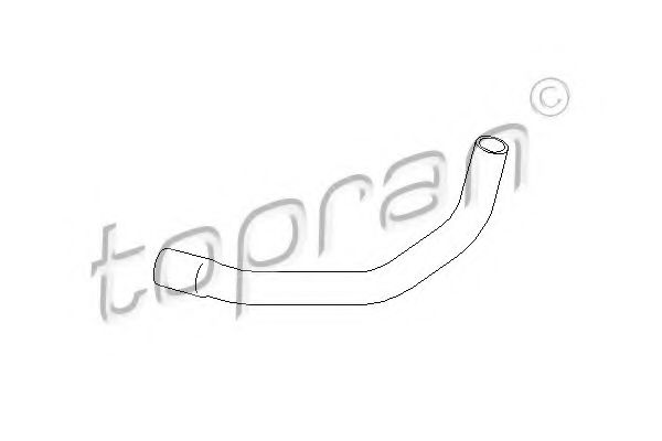 301 437 Topran Патрубок радиатора системы охлаждения двигателя для Ford Ka