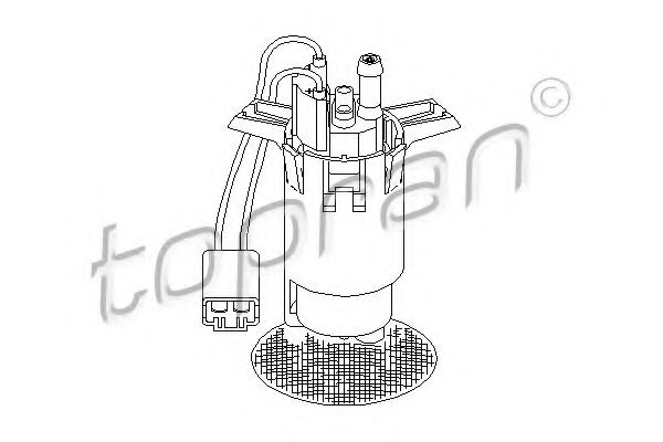401 633 Topran Топливный насос для Mercedes M-Class