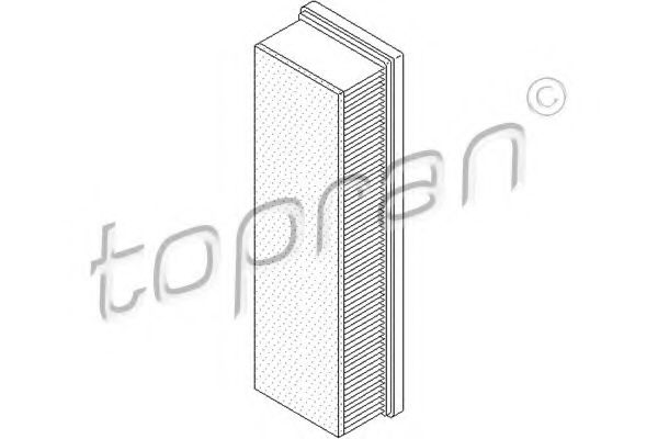 722 301 Topran Воздушный фильтр