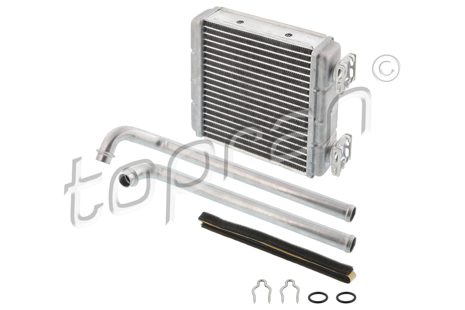 411313 Topran Радиатор печки для Smart Fortwo