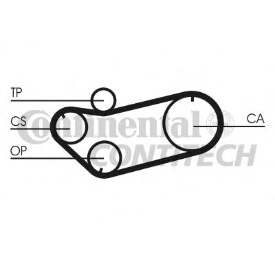 CT659 Contitech Ремень ГРМ для Citroen Axel