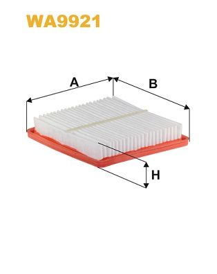 wa9921 WIX Filters Повітряний фільтр для Nissan Note
