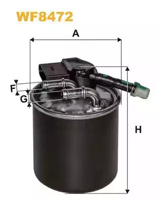 WF8472 WIX Filters Топливный фильтр