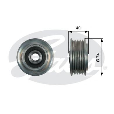 OAP7159 Gates Муфта генератора