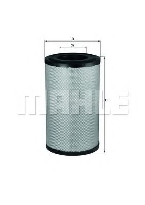 LX 1243 Mahle Воздушный фильтр