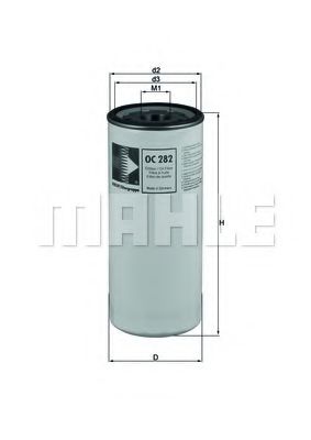 OC 282 Mahle Оливний фільтр