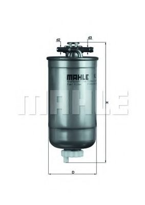 KL 147/1D Mahle Топливный фильтр