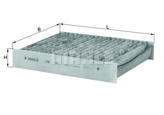 LAK 141 Mahle Фильтр салона