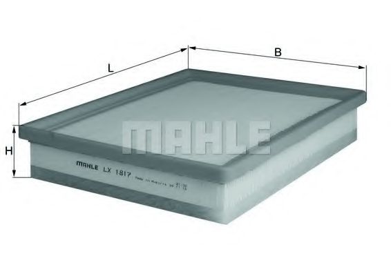 LX 1817 Mahle Воздушный фильтр