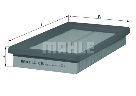 LX 3535 Mahle Воздушный фильтр