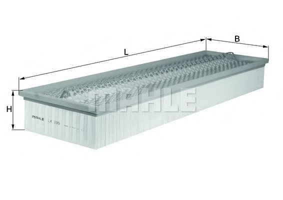 LX 335 Mahle Повітряний фільтр
