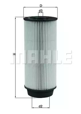 KX 399D Mahle Топливный фильтр