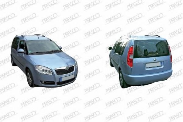 SK3267113 Prasco Наружное зеркало для Skoda Roomster
