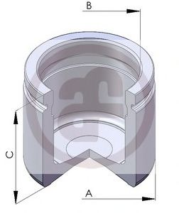 D02581 Autofren Seinsa Поршень гальмівного супорта