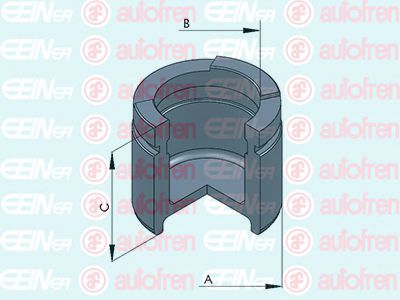 D025457 Autofren Seinsa Поршень тормозного суппорта для Peugeot 305