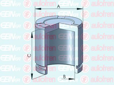 D025533 Autofren Seinsa Поршень гальмівного супорта