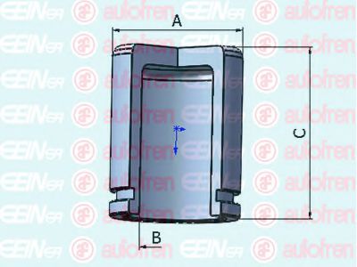 D025546 Autofren Seinsa Поршень гальмівного супорта