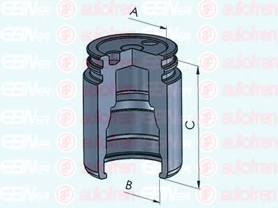 D025584 Autofren Seinsa Поршень тормозного суппорта