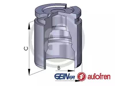 D025605 Autofren Seinsa Поршень гальмівного супорта