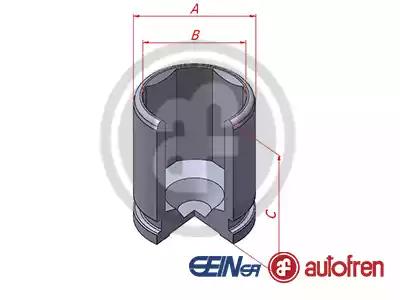 d025614 Autofren Seinsa Поршень тормозного суппорта для Honda S2000