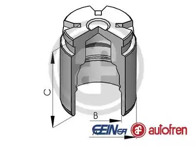 D025642 Autofren Seinsa Поршень гальмівного супорта