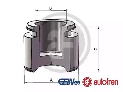 D025660 Autofren Seinsa Поршень тормозного суппорта