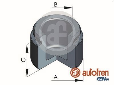 d025621 Autofren Seinsa Поршень тормозного суппорта