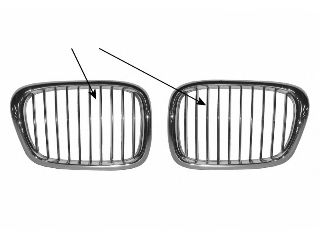 0637511 Van Wezel Решетка радиатора для BMW 5 Series