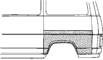 1745146 Van Wezel Крыло заднее