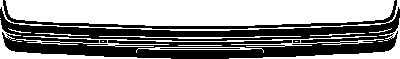 4025570B Van Wezel Бампер для Peugeot 205