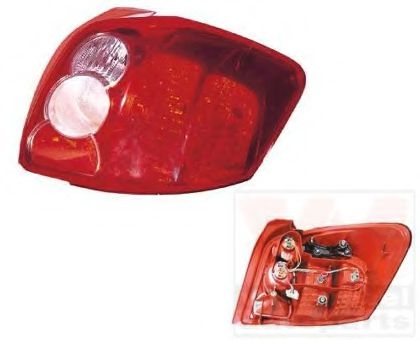 5405932 Van Wezel Задний фонарь для Toyota Auris