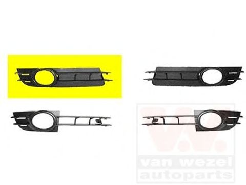 0318592 Van Wezel Вентиляционная решетка бампера для Audi A6