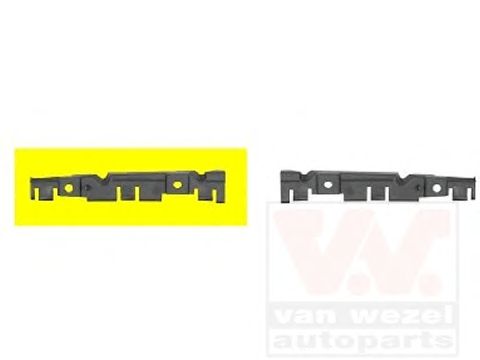 1604568 Van Wezel Кронштейн бампера для Fiat 500