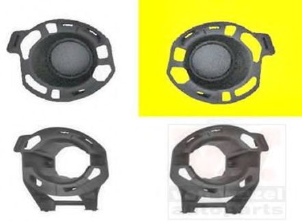4333593 Van Wezel Вентиляционная решетка бампера для Renault Clio