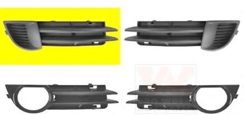0333592 Van Wezel Вентиляционная решетка бампера для Audi A3