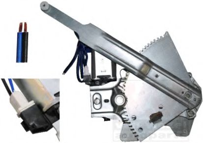 5430266 Van Wezel Склопідіймач для Toyota Yaris