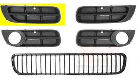 7627592 Van Wezel Вентиляционная решетка бампера для Skoda Fabia