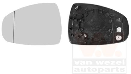 0301837 Van Wezel Стекло наружного зеркала для Audi A1