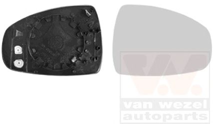 0301838 Van Wezel Стекло наружного зеркала для Audi A1