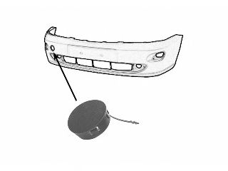 1858587 Van Wezel Облицовка бампера для Ford Focus