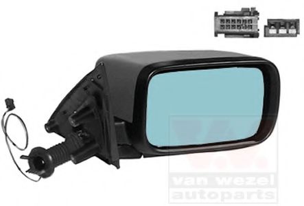 0639808 Van Wezel Наружное зеркало для BMW 5 Series