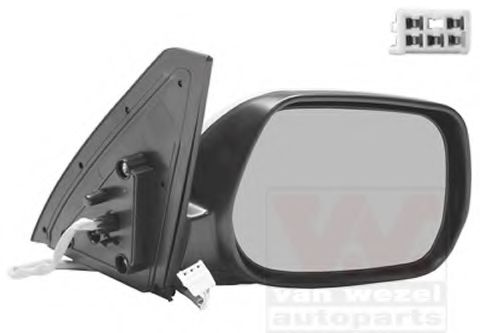 5377808 Van Wezel Зовнішнє дзеркало для Toyota RAV4