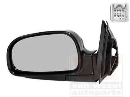8265807 Van Wezel Зовнішнє дзеркало для Hyundai Santa Fe