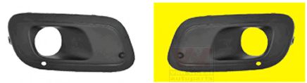1607593 Van Wezel Вентиляційна решітка бампера для Fiat Panda