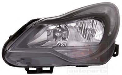 3709961V Van Wezel Основна фара для Opel Corsa
